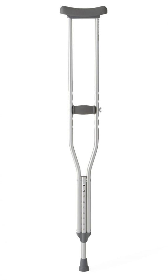 Heavy Duty Bariatric Crutches for Adults - 650 lb Weight Capacity - Cardinal Health - Ideal for Mobility Support & Injury Recovery (1 Pair)