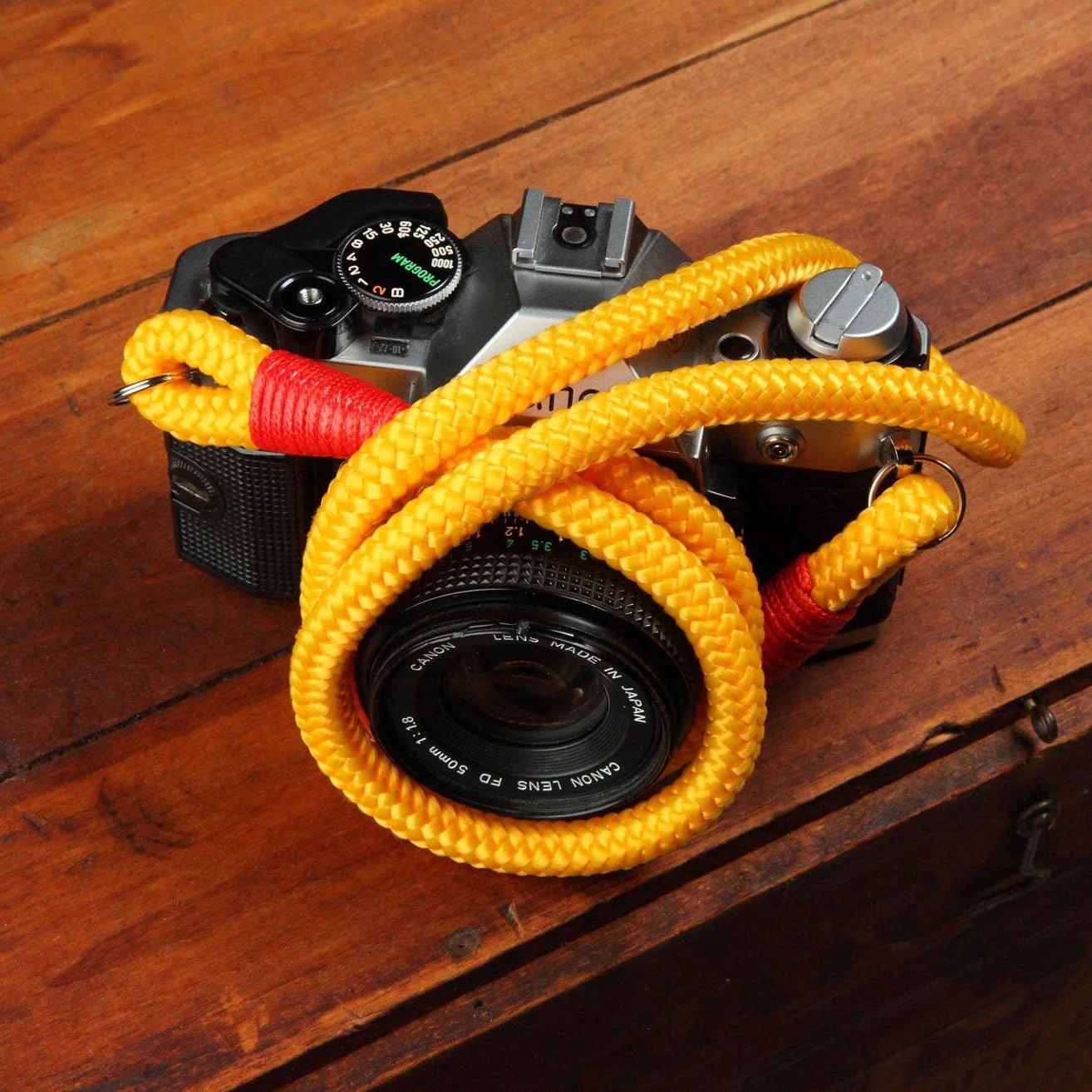 Photogenic Supply Co. Adjustable Rope Camera Strap - Durable & Stylish Neck Strap for DSLR, Mirrorless Cameras - Perfect for Travel, Photography & Outdoor Adventures (Rochester)