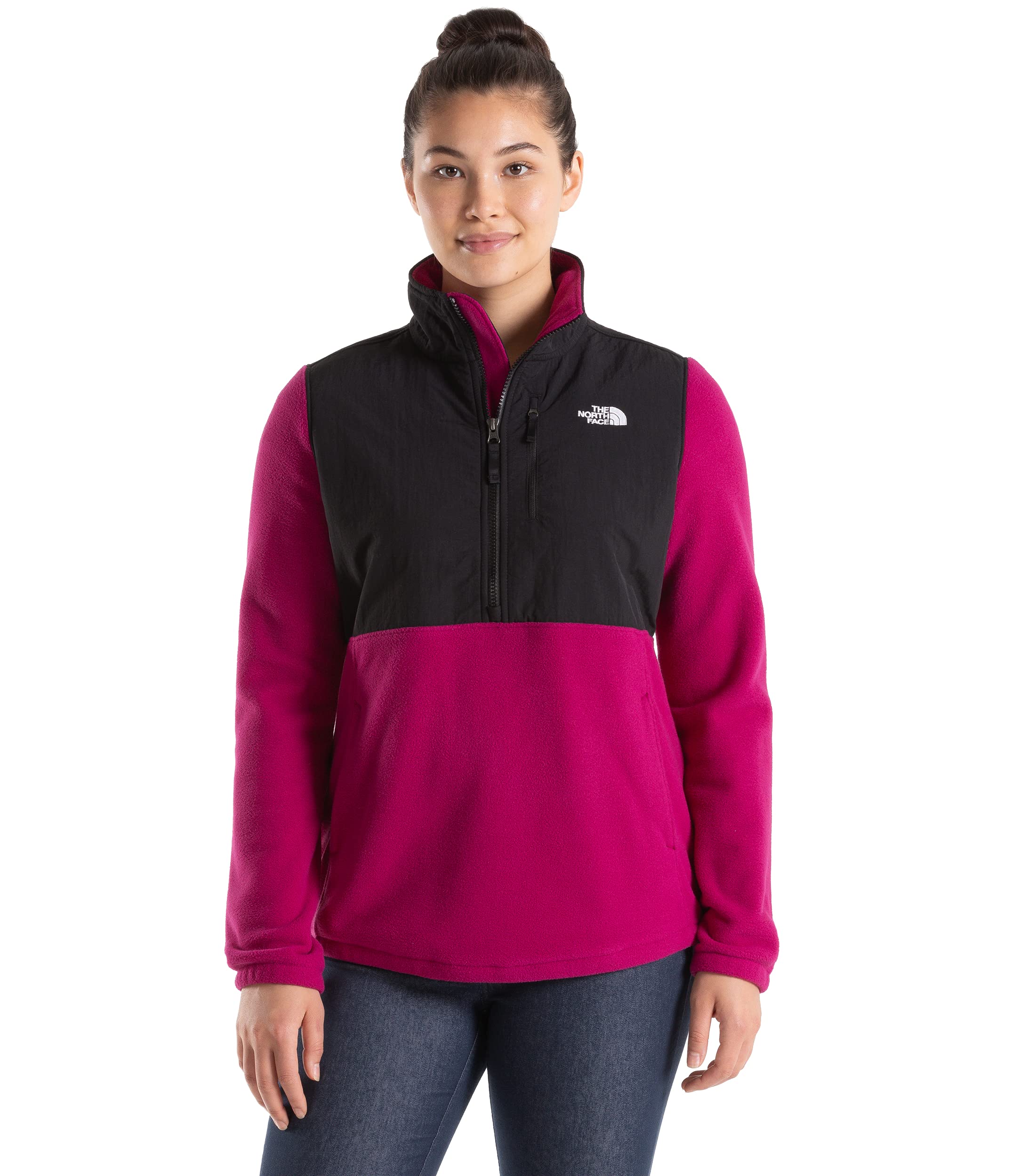 The North Face Women's Candescent Quarter Zip Fleece Sweatshirt - Lightweight & Warm Pullover for Hiking, Camping & Outdoor Activities