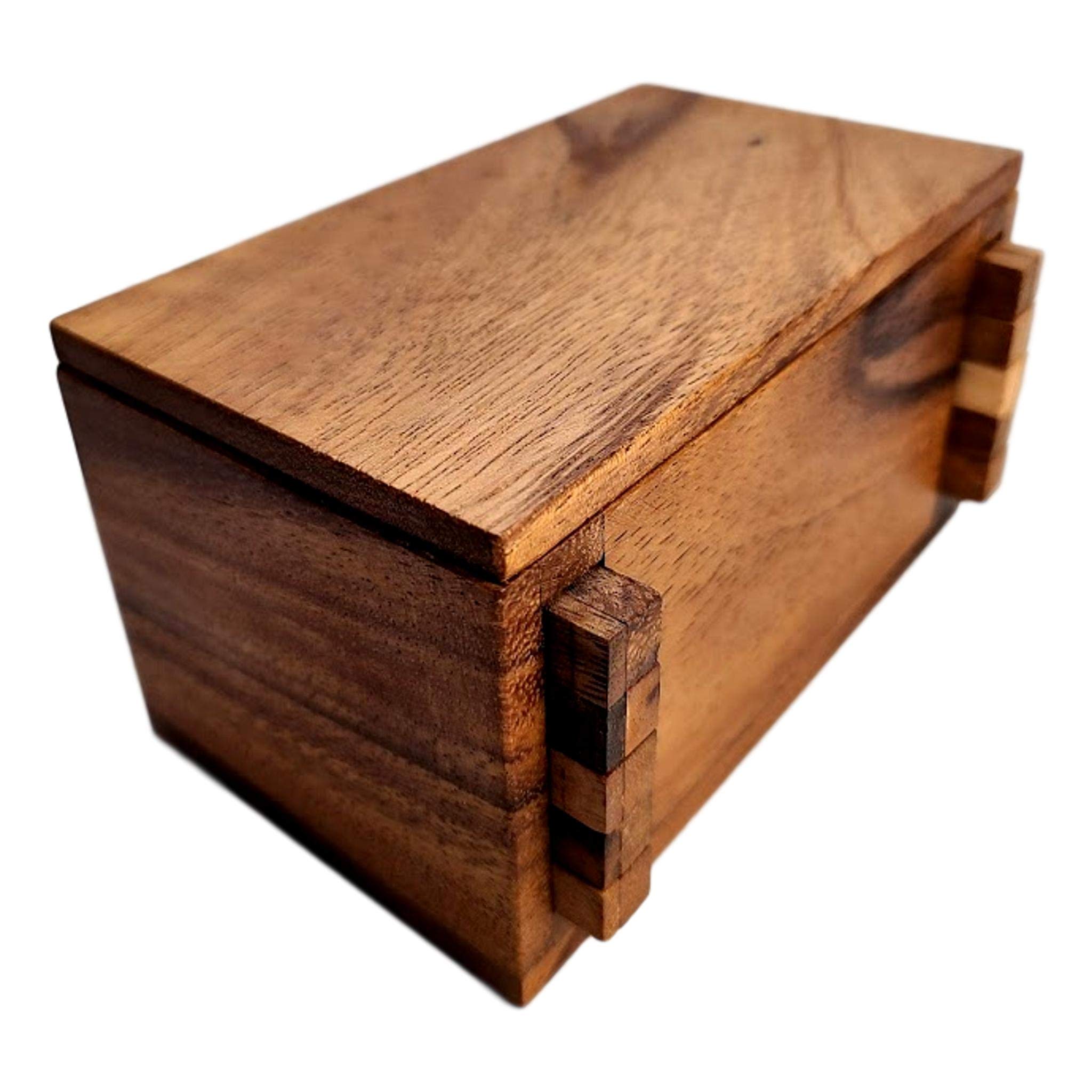 Secret Lock Box Wood Puzzle Box - Secure Gift Card & Money Storage - Perfect for Gifts, Treasure Hunts & Brain Teasers