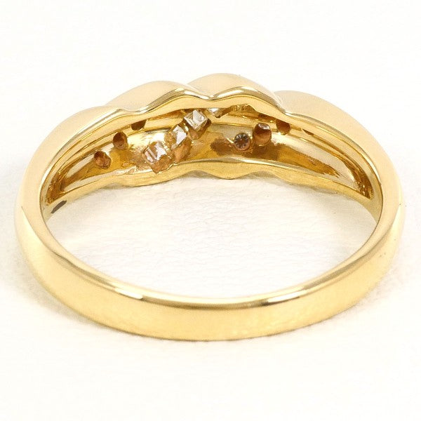 18K Yellow Gold Diamond Ring for Women - Elegant Wedding, Engagement & Anniversary Jewelry Gift