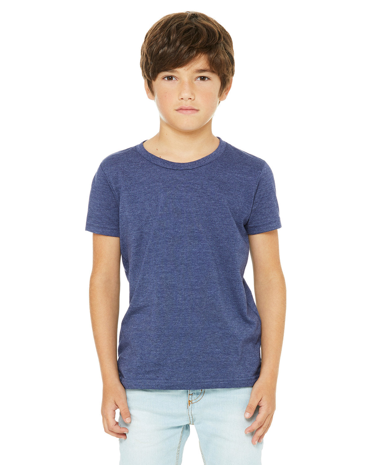 Bella + Canvas 3001Y Youth Jersey T-Shirt - Soft Cotton Short Sleeve Tee for Kids & Teens - Perfect for School, Sports & Everyday Wear