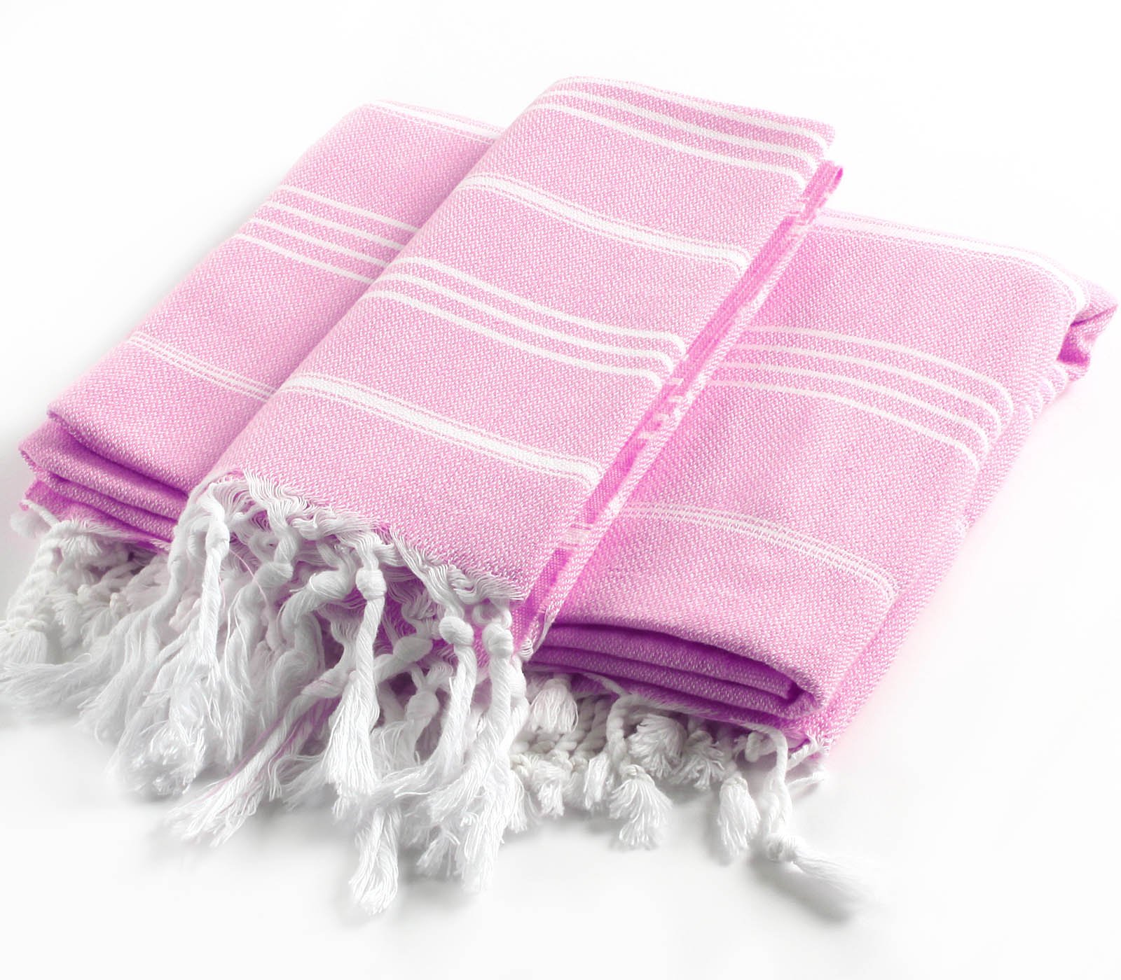 Cacala 2-Piece Turkish Pestemal Towel Set - 100% Cotton Bath Towel (37