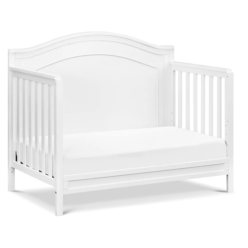 Charlie 4-in-1 Convertible Baby Crib - Toddler Bed, Daybed & Full-Size Bed Frame - Safe & Stylish Nursery Furniture for Boys & Girls - Perfect for Newborns to Teens Bedroom Decor