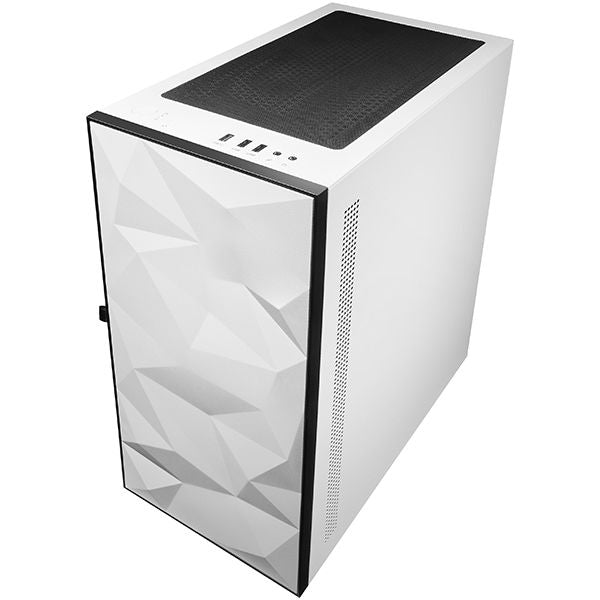 Darkflash DLM21 Tempered Glass M-ATX Gaming PC Case - Compact Mid Tower Computer Chassis with RGB Lighting for Home & Office Gaming Setup