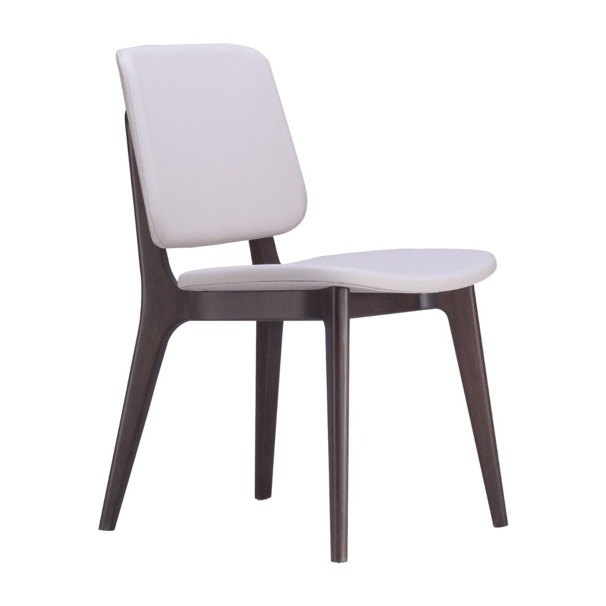 Modern Dining Chairs Set of 2 - Comfortable Wooden Kitchen Chairs with Padded Seat - Sturdy & Elegant Home Dining Room Furniture for Kitchen, Breakfast Nook, and Restaurant Use