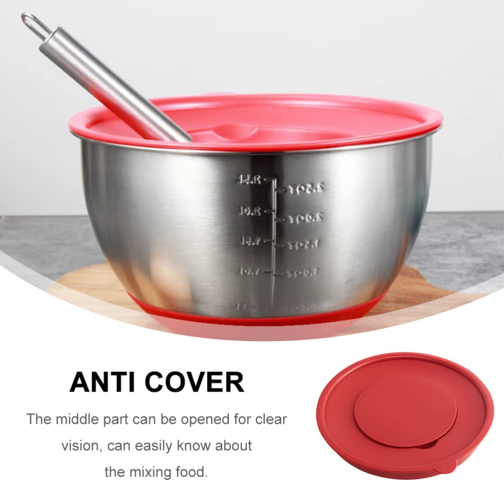 **Egg Splash Cover - Splash Proof Lid for Mixing Bowls, Egg Basin & Baking - Multi-Functional Baking Guard for Mess-Free Cooking & Baking (Perfect for Whisking Eggs, Mixing Batters & Food Prep)**