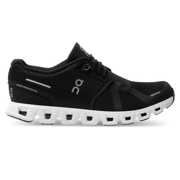 Women's Running Shoes Cloud 5 - Lightweight & Comfortable Black/White Sneakers for Jogging, Gym Workouts & Daily Walking