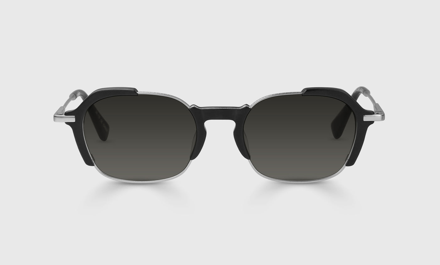 00 - Silver and Matte Black Front and Temples