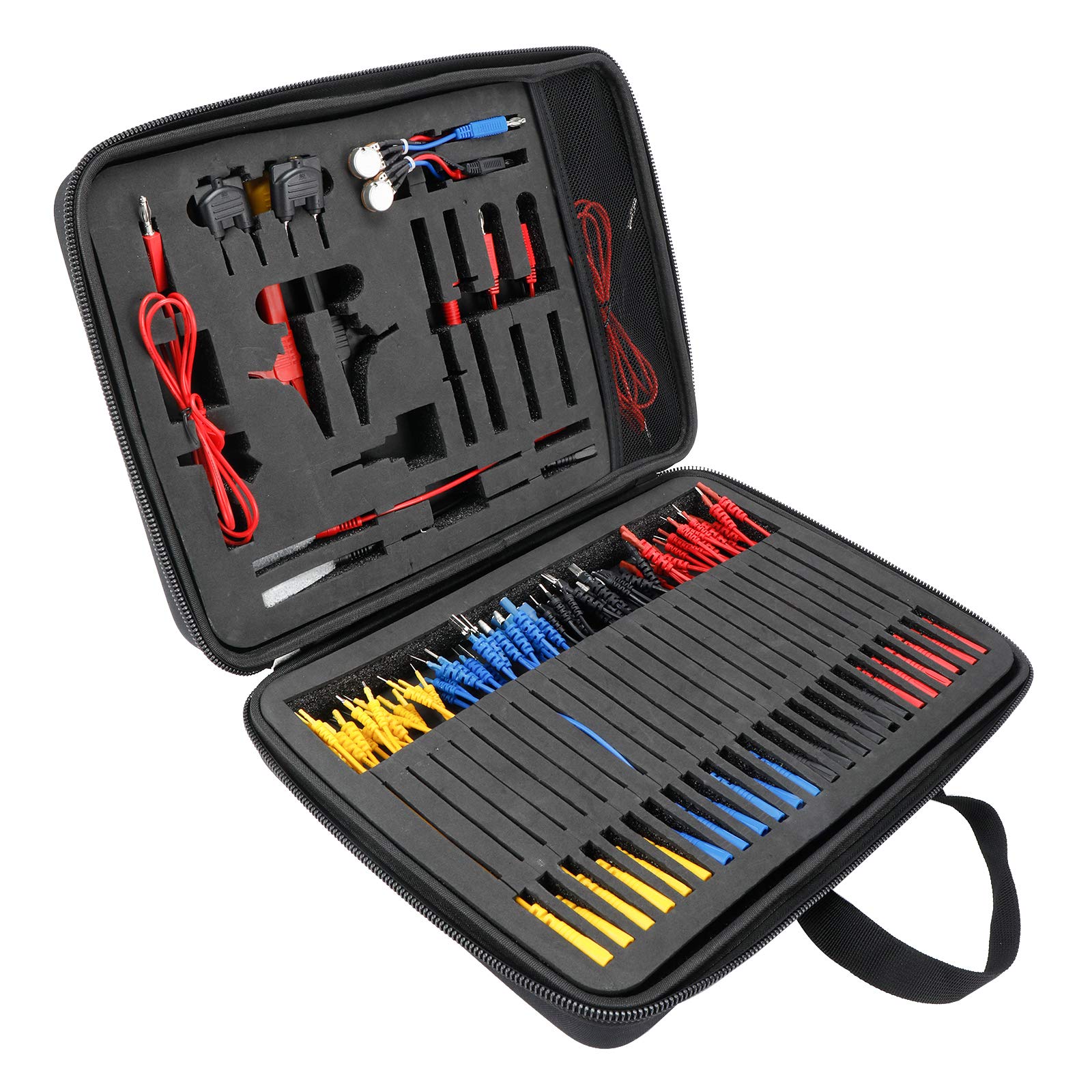 Automotive Circuit Test Leads Kit - Multifunction Electrical Testers & Diagnostic Tools with Wire Connectors & Adapter Cables (Includes Carrying Case) - Perfect for Car Repair, DIY Electrical Testing & Vehicle Maintenance
