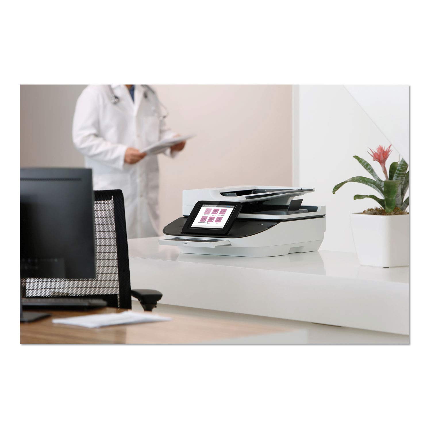 HP Digital Sender 8500 Sheetfed Scanner - 600 dpi Optical Resolution, High-Speed Document Scanning (Renewed) - Perfect for Office Document Digitization & Archiving