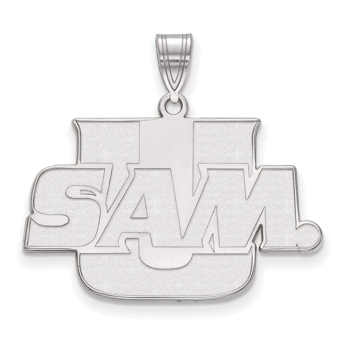 Samford University Bulldogs Sterling Silver Logo Pendant - Perfect for Alumni Gifts, Graduation Jewelry & School Spirit Accessories