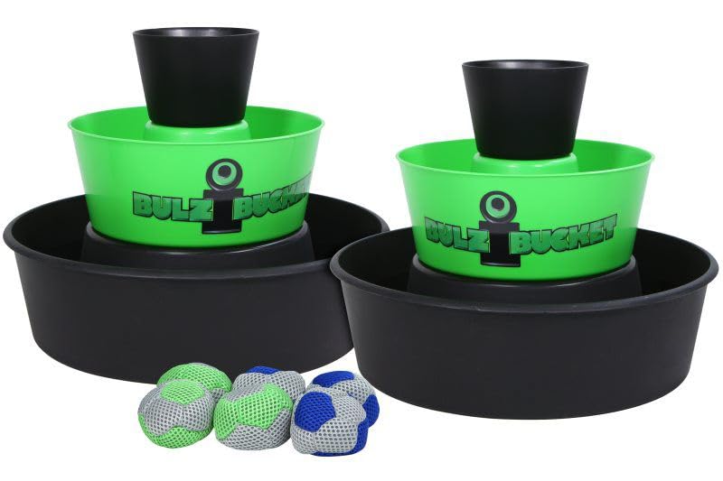 BulziBucket Outdoor Game - Water Floating Cornhole Alternative for Beach, Pool & Camping Fun