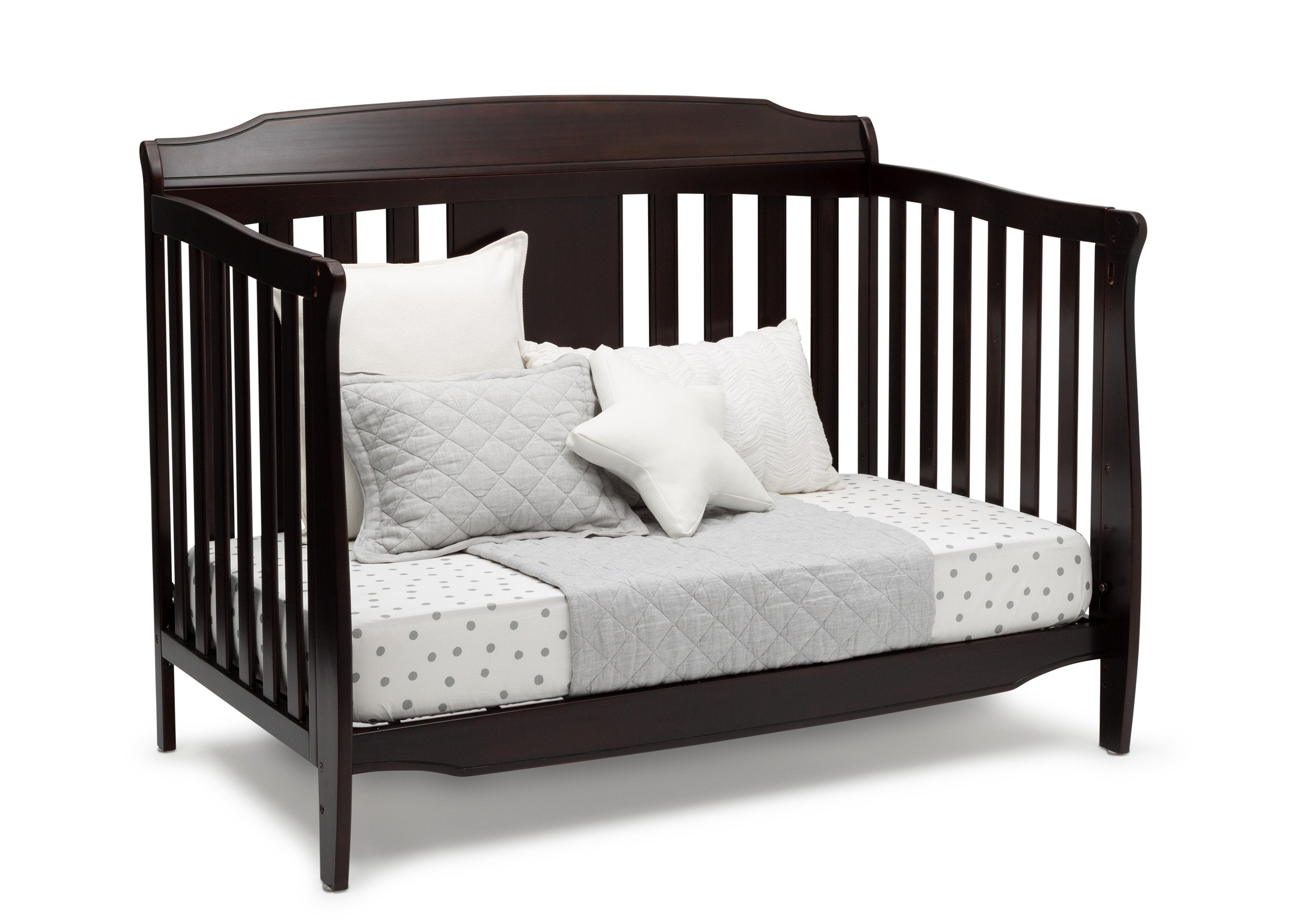 Westminster 6-in-1 Convertible Baby Crib - Toddler Bed & Daybed with Mattress | Nursery Furniture for Boys & Girls | Perfect for Small Spaces & Growing Families