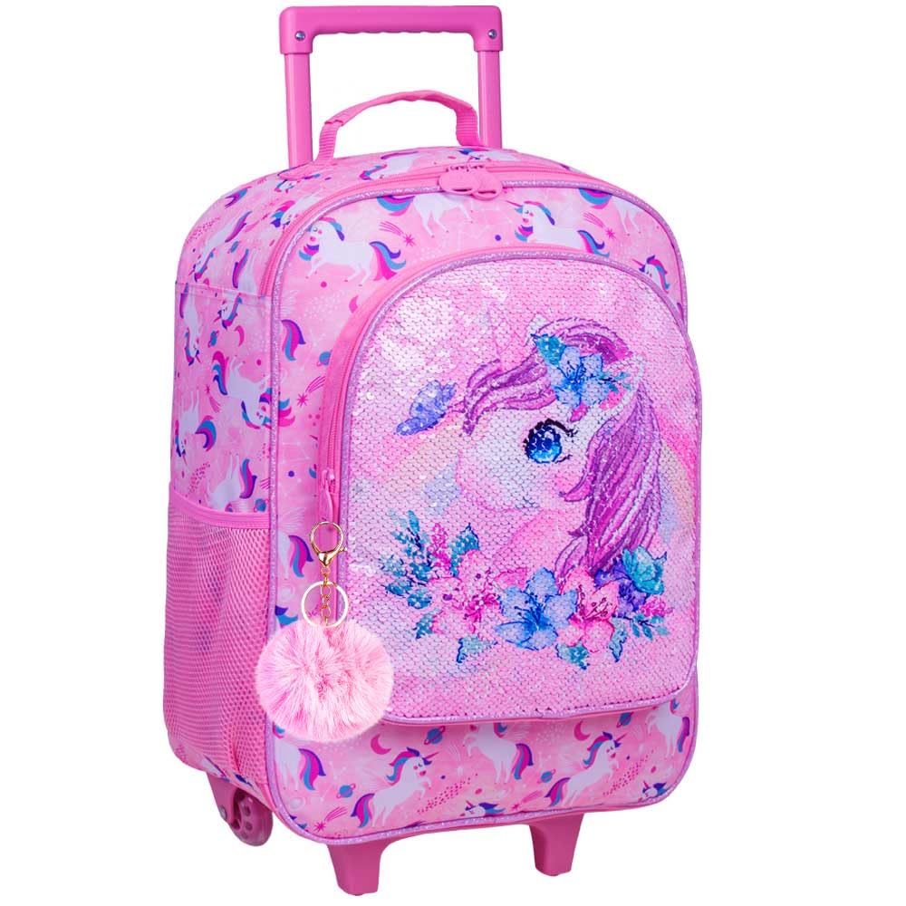 Kids Luggage for Boys & Girls - Cute Rolling Wheel Suitcase for Toddlers & Children | Travel Carry-On Suitcase for Airplane, Vacation & School Trips
