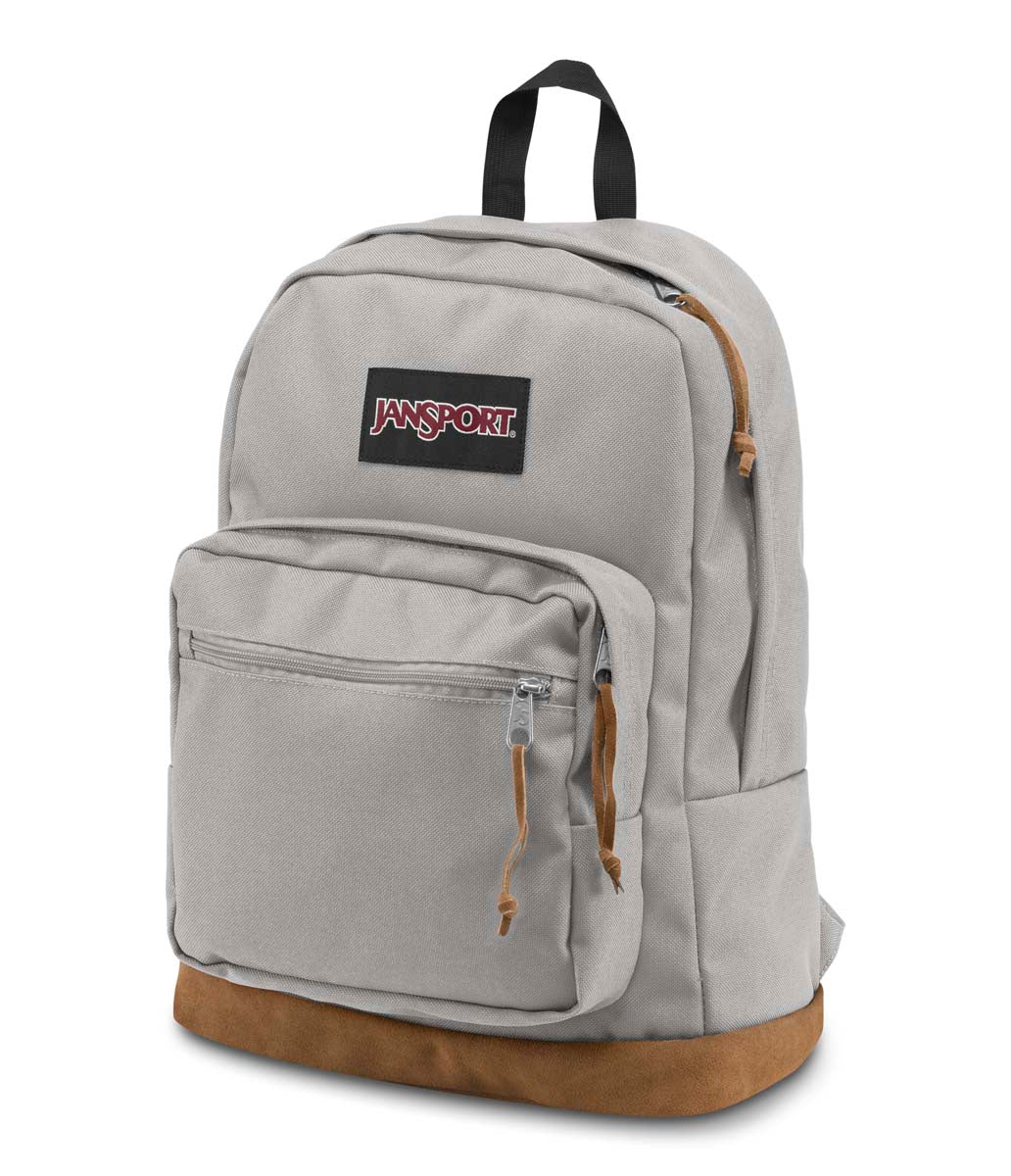 JanSport Right Pack Backpack - Lightweight Laptop Backpack for School & Travel, Grey Rabbit Print, Durable & Water-Resistant - Perfect for Students, Commuters & Outdoor Adventures