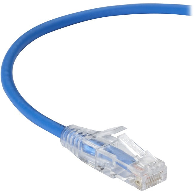 20Ft Blue Cat6A Slim 28AWG Patch Cable 500MHz UTP CM Snagless - High-Speed Ethernet Cord for Home Office, Gaming & Networking