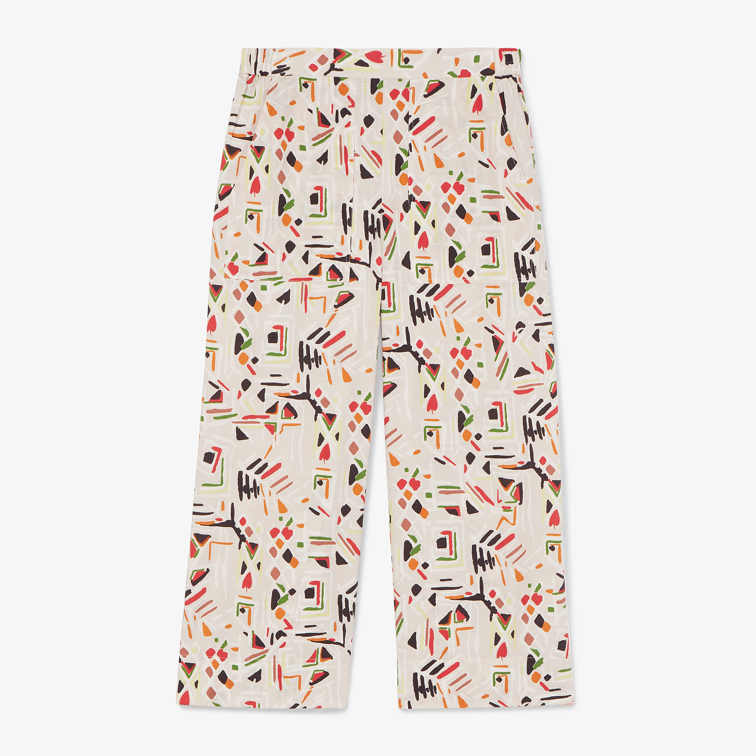 Madelyn Pants - Breathable Cotton with Rhythm Print - Perfect for Casual Wear, Summer Outfits, and Relaxing at Home