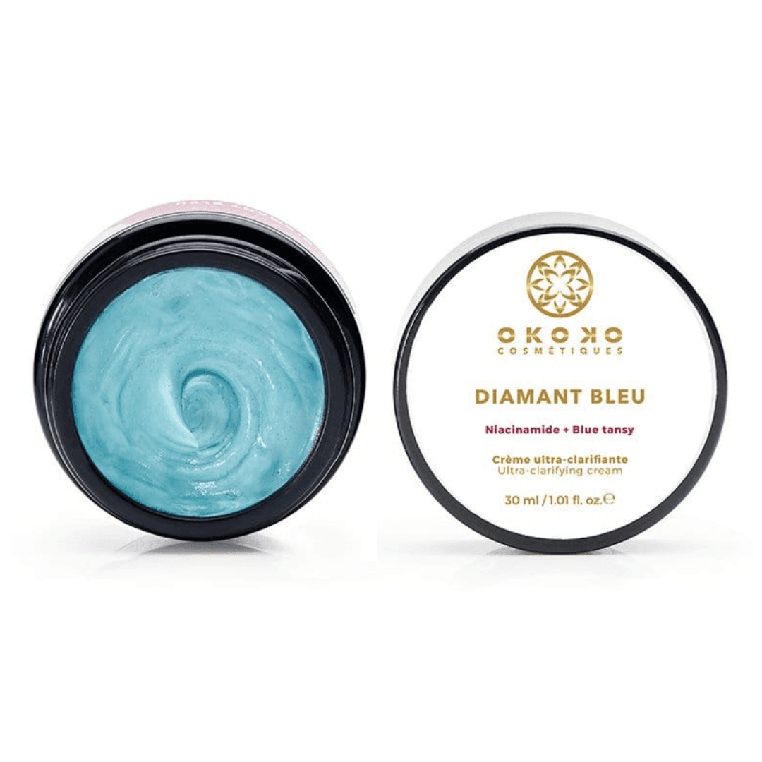 Diamant Bleu Clarifying Cream with Niacinamide & Blue Tansy - Brightening Face Moisturizer for Acne-Prone Skin, Dark Spot Treatment - Perfect for Daily Skincare Routine & Sensitive Skin Care
