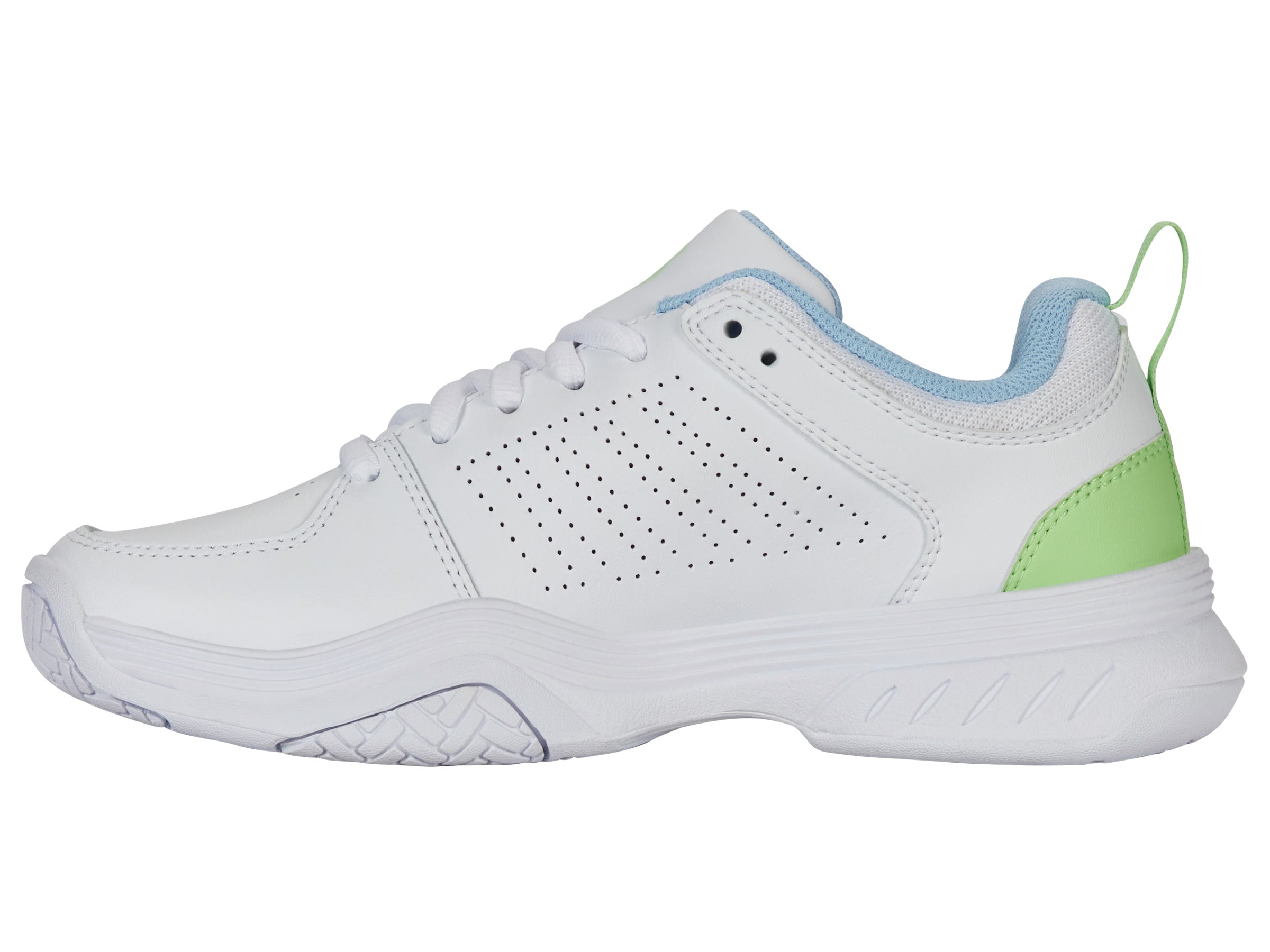Nike Court Express 2 Men's Tennis Shoes - White/Dutch Canal/Paradise Green | Lightweight Cushioned Sneakers for Casual Wear & Court Sports | Perfect for Tennis, Gym, and Everyday Fashion