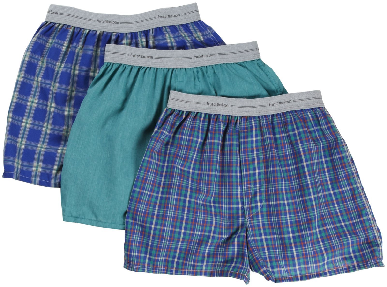 Fruit of the Loom Big Boys' Comfort Fit Exposed Waistband Cotton Boxer Briefs - Soft Underwear for Active Kids, School & Playtime