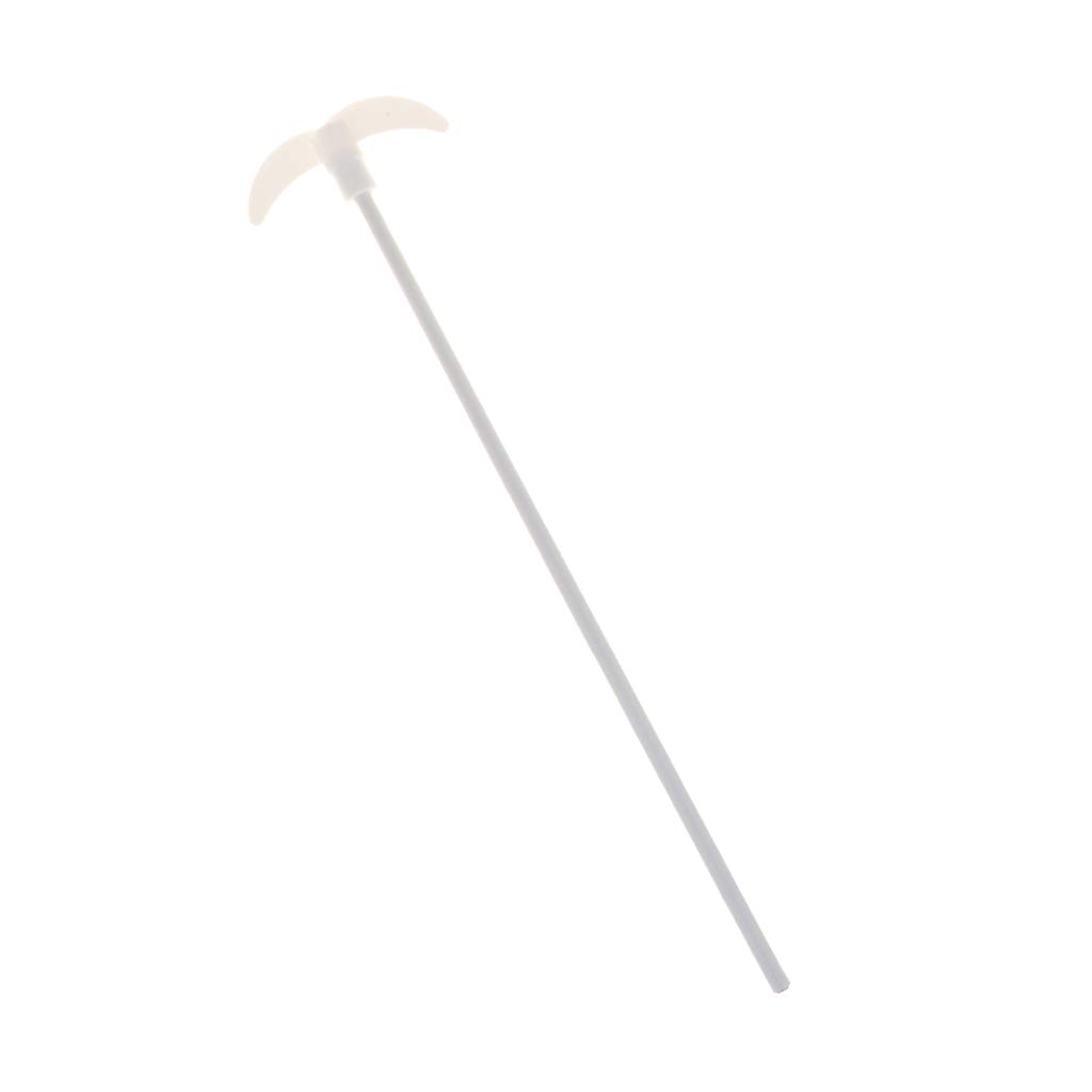PTFE Mixer Stirring Rod for Electric Overhead Stirrer - 350mm Length, 80mm Oar Diameter - High Quality Chemistry Lab Equipment for Mixing Solutions - Perfect for Laboratories, Research & Industrial Applications
