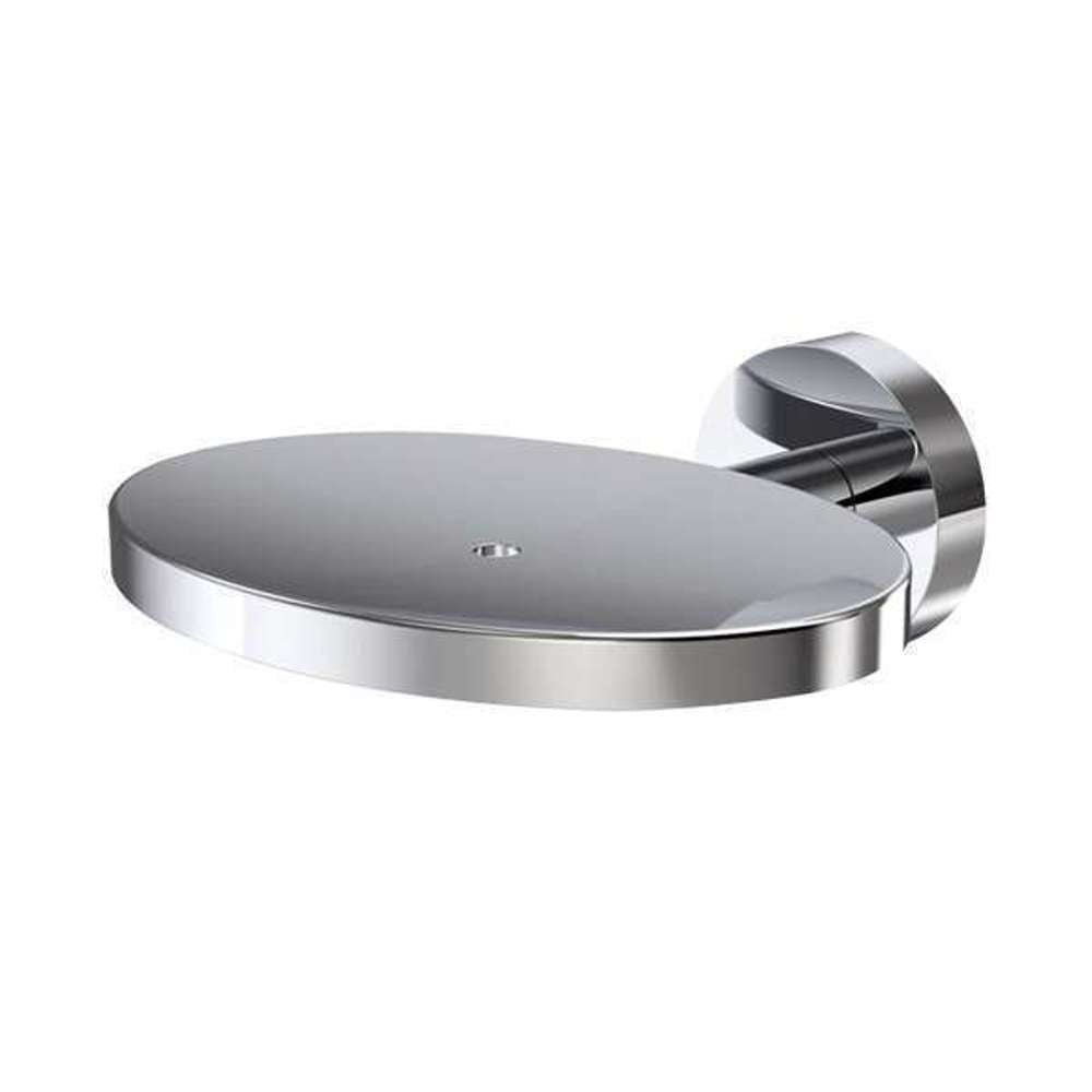 Stainless Steel Soap Holder for Bathroom - Caroma Cosmo Metal Soap Dish with Drainage Holes, Rustproof Shower Soap Tray for Sink, Kitchen, Bathroom Decor - Perfect for Home, Hotel, Spa Use