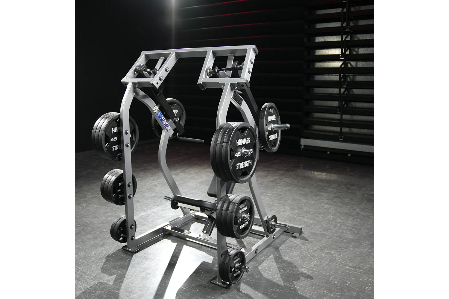Hammer Strength Plate Loaded Iso-Lateral Shoulder Press Machine - Commercial Gym Equipment for Shoulder Workouts & Strength Training
