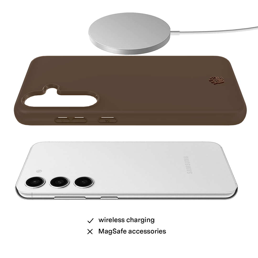 Samsung Phone Case in Espresso Brown - Durable Protective Cover for Galaxy Series | Perfect for Home, Office & Travel