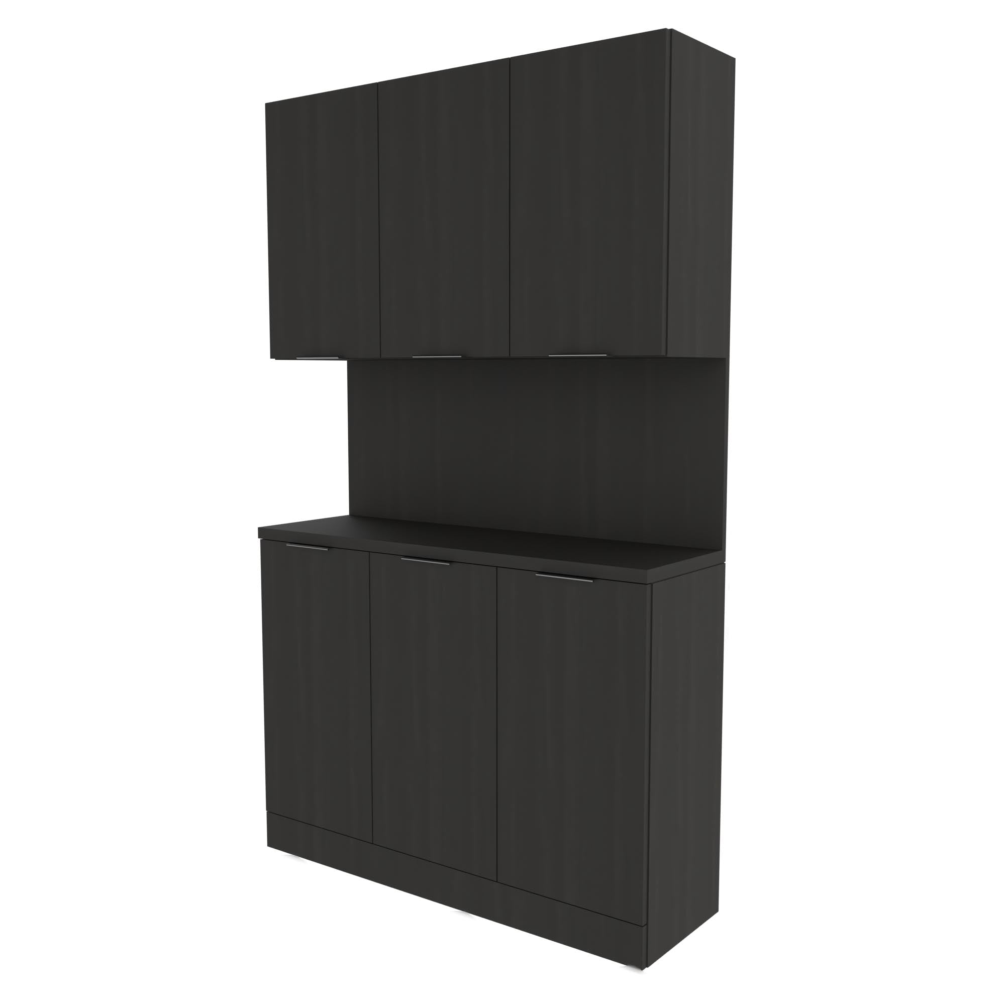 Nico Backbar Storage Cabinet - 48-Inch Model for Home Bar, Kitchen, or Office Organization | Durable & Stylish Storage Solution