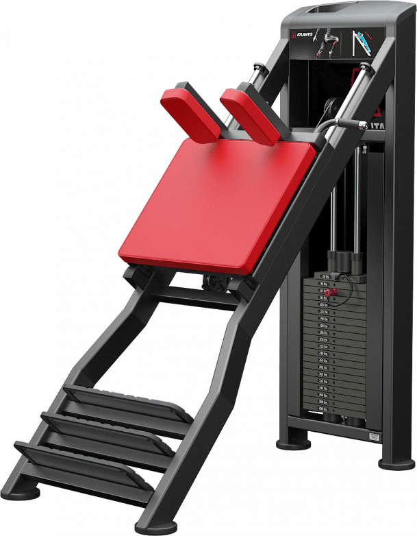ATLANTIS Incline Calf Raise Machine - Professional Gym Equipment for Home & Commercial Use - Perfect for Leg Workouts, Strength Training & Fitness Enthusiasts