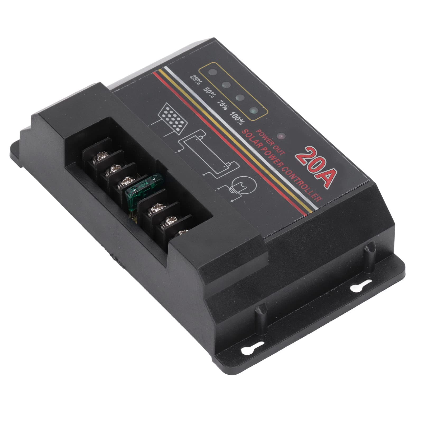 12V Solar Charge Controller - High Speed CPU for Outdoor & RV Use