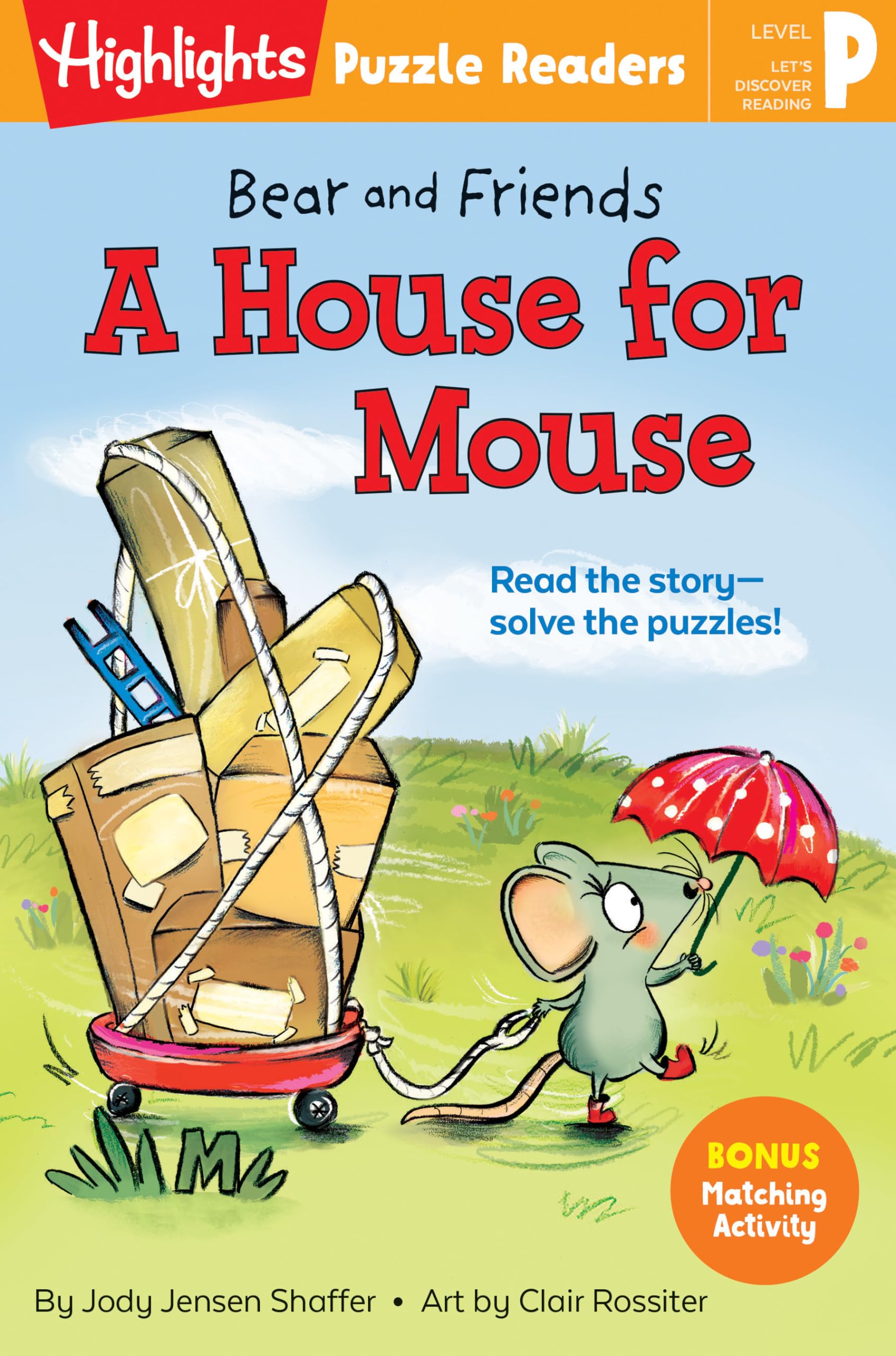 Bear and Friends: A House for Mouse - Highlights Puzzle Readers | Children's Early Reading Book for Learning & Family Storytime