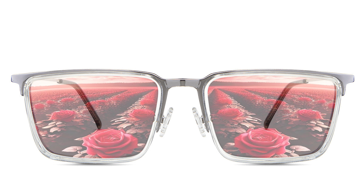 Zayn Men's Prescription Tinted Glasses - Blue Light Blocking & UV Protection for Work, Gaming & Reading