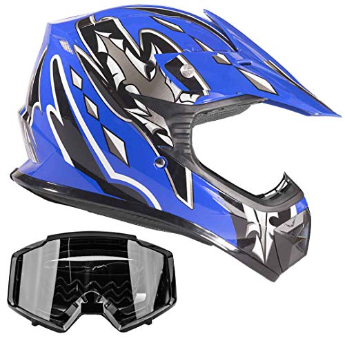 Blue w/ Black Goggles