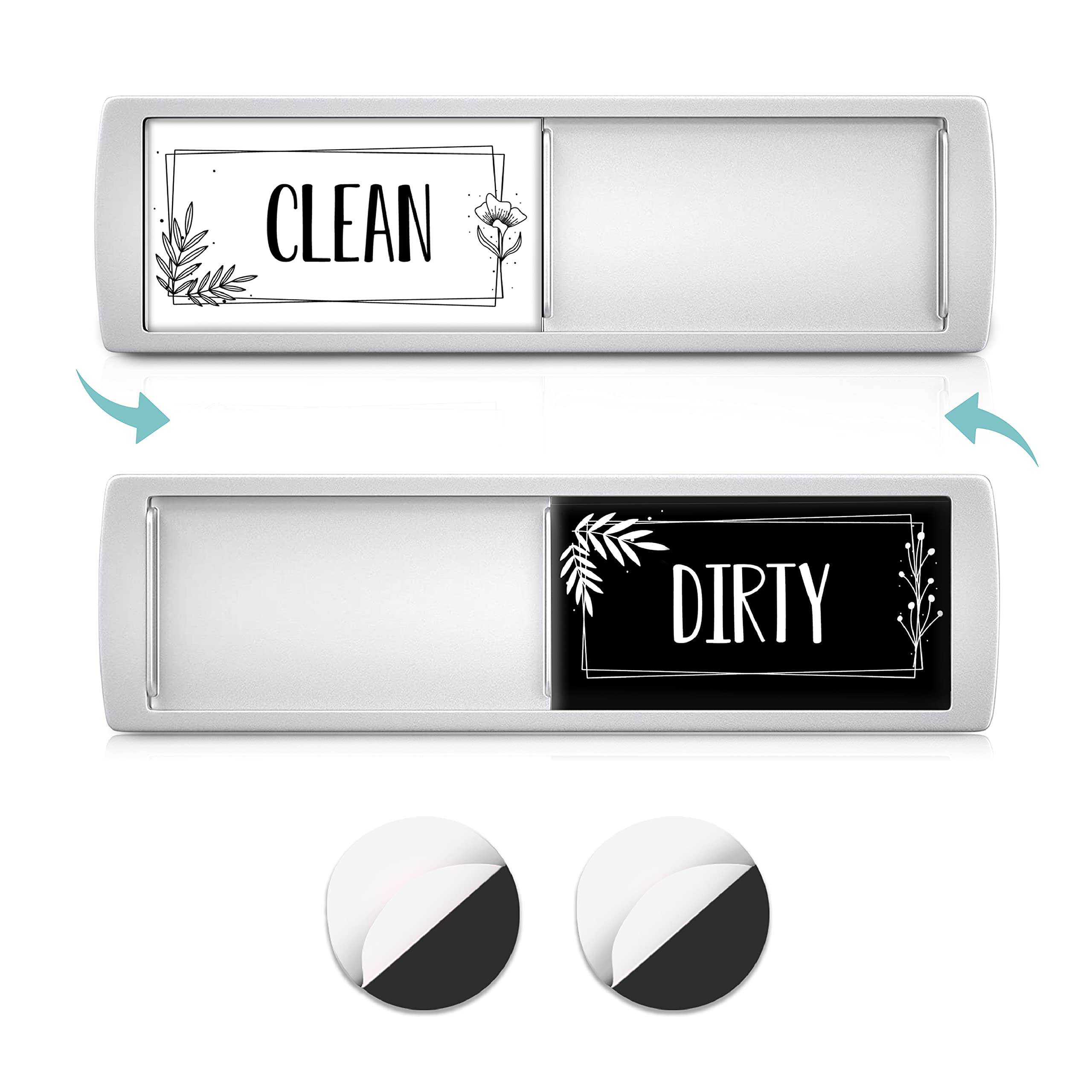 Best Dishwasher Magnet Sign - Clean/Dirty Indicator for Kitchen & Home | Perfect for Dishwashers, Fridges, and Appliances