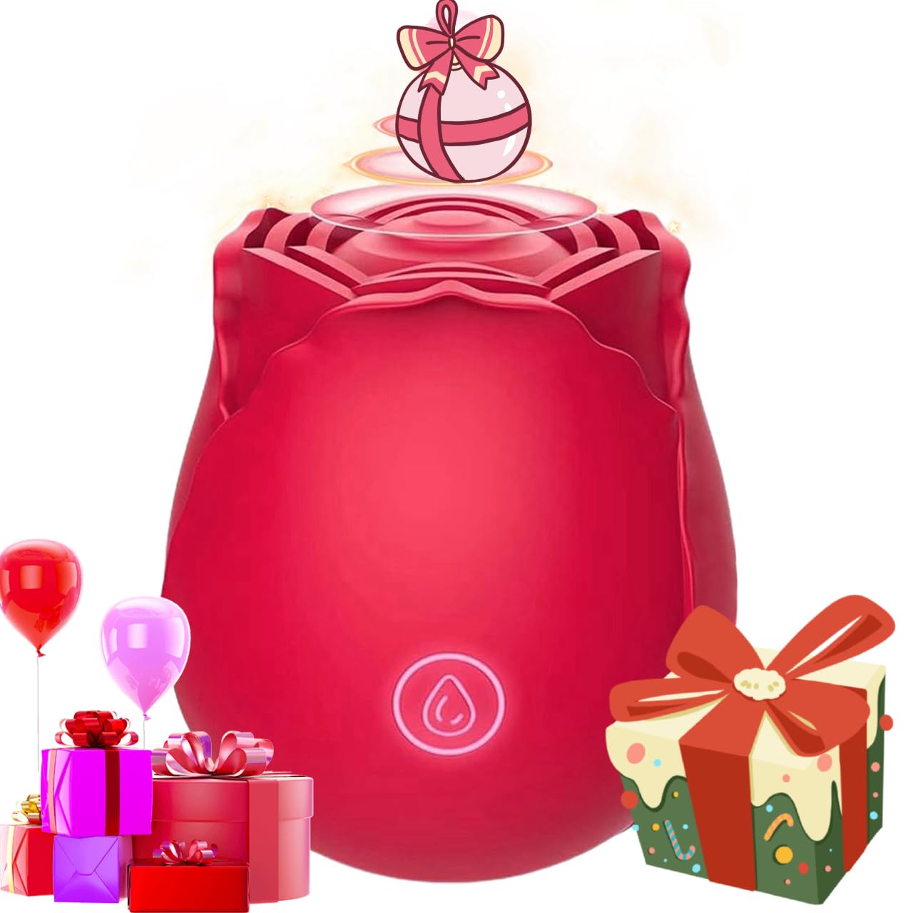 Valentine's Day Gifts 2024 - Eternal Preserved Rose Red Flower in Glass Dome with Handmade Tool Set - Romantic Gift for Wife, Girlfriend, Sister, or Mom - Perfect for Anniversaries, Birthdays & Special Occasions
