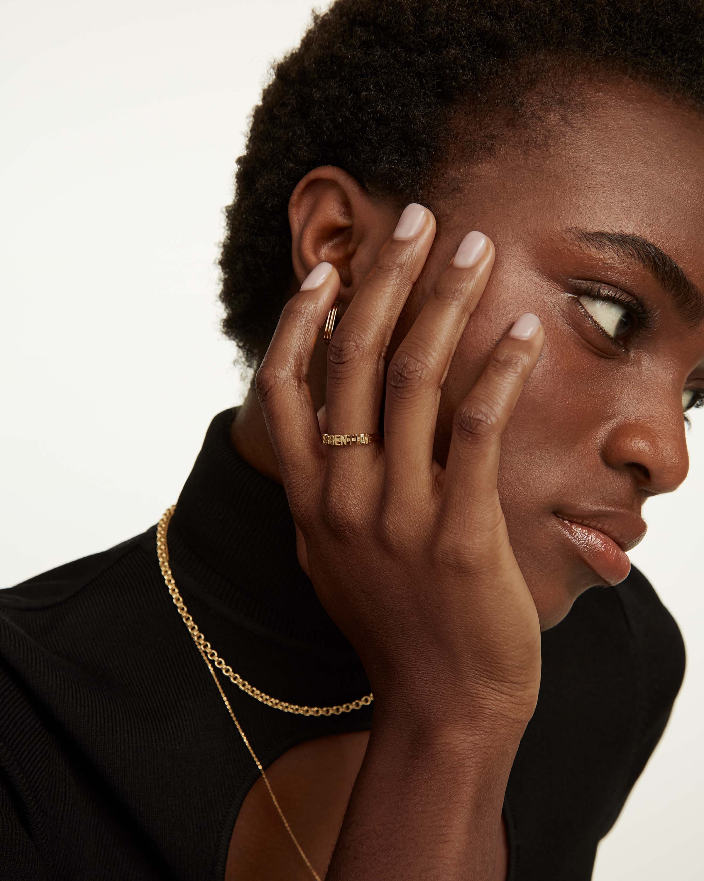 Elegant 14K Gold Ring for Women - Minimalist Dainty Stackable Band - Perfect for Everyday Wear, Gift Giving & Special Occasions