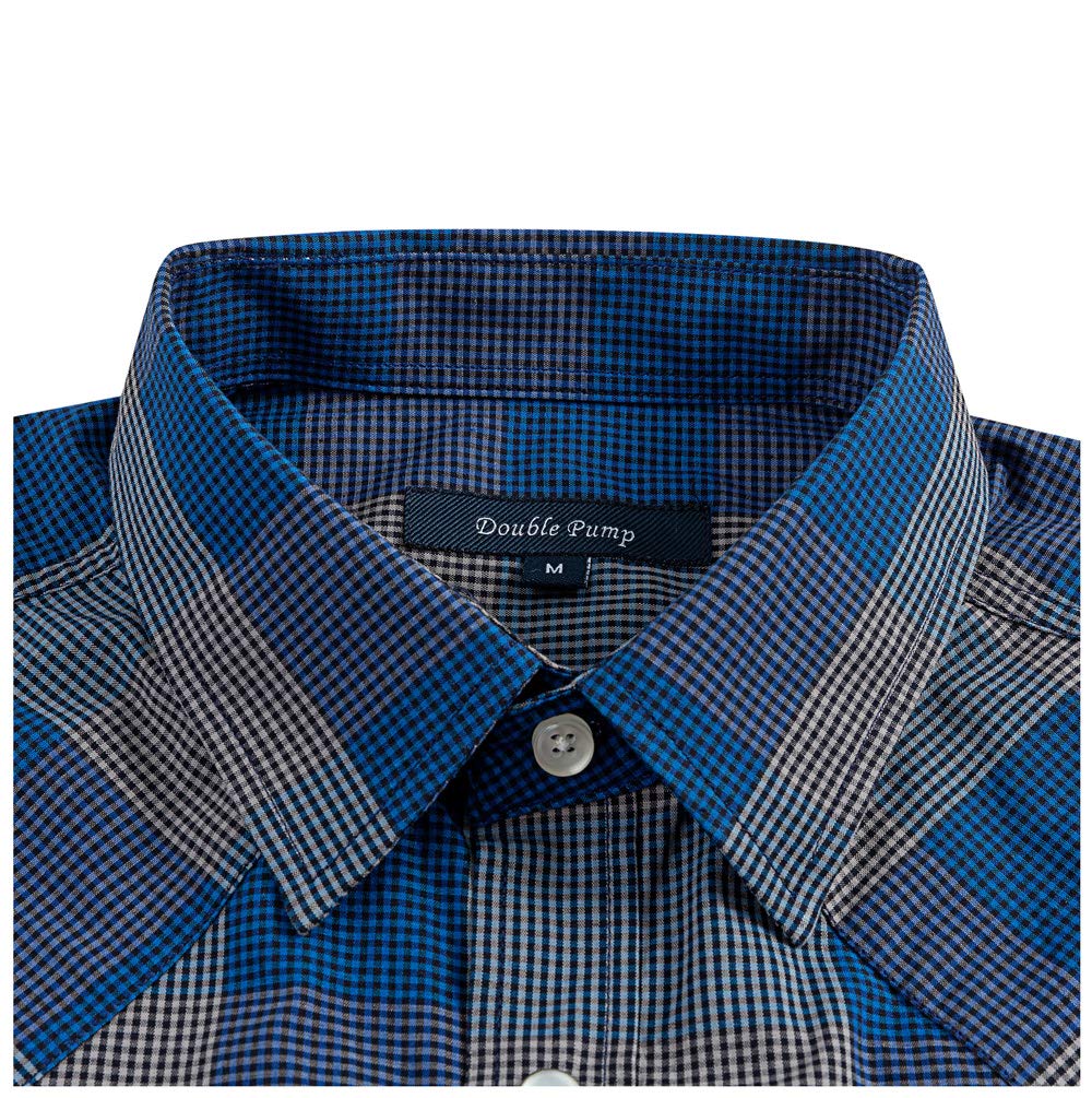 Men's Western Snap Button Plaid Long Sleeve Shirt - Regular Fit Casual Wear for Cowboy Style, Rodeo & Outdoor Activities