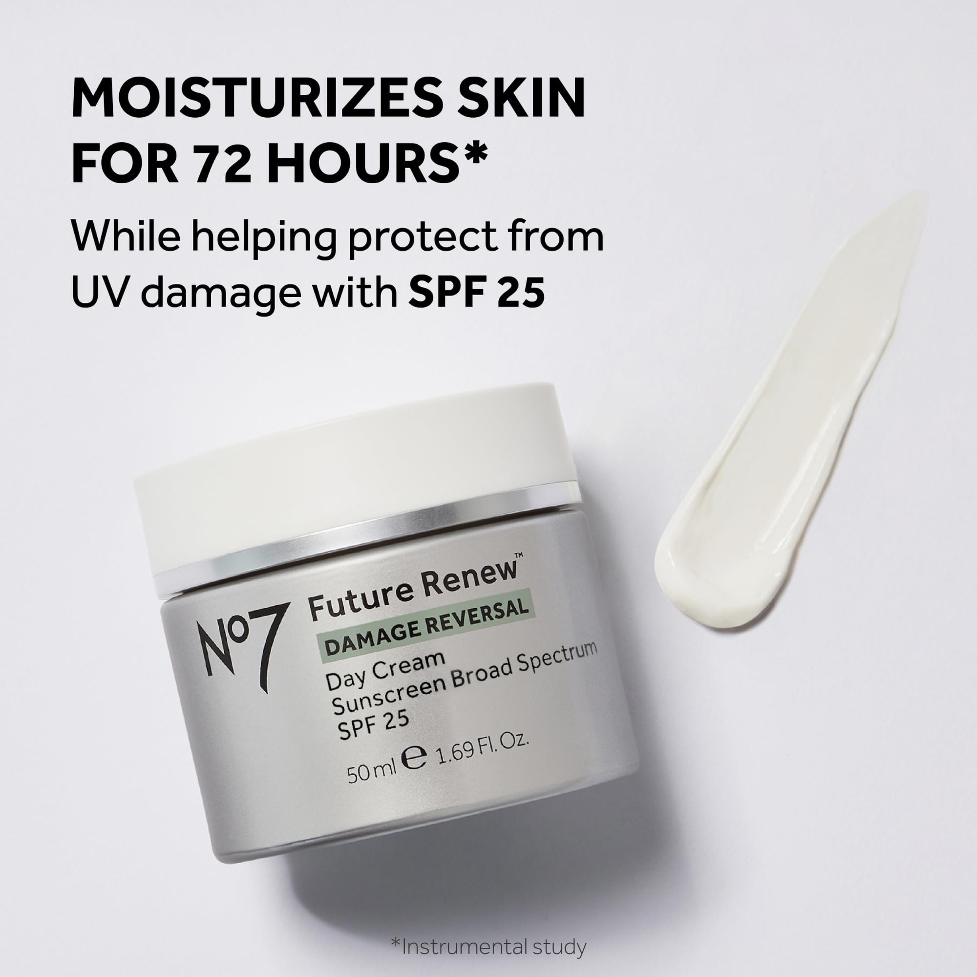 No7 Future Renew Damage Reversal Skincare Set - Anti-Aging Face Serum, Day Cream with SPF 25 & Night Cream - Reduce Wrinkles & Sun Damage - 3-Piece Skincare Kit for Mature Skin - Perfect for Daily Anti-Aging Routine & Nighttime Repair
