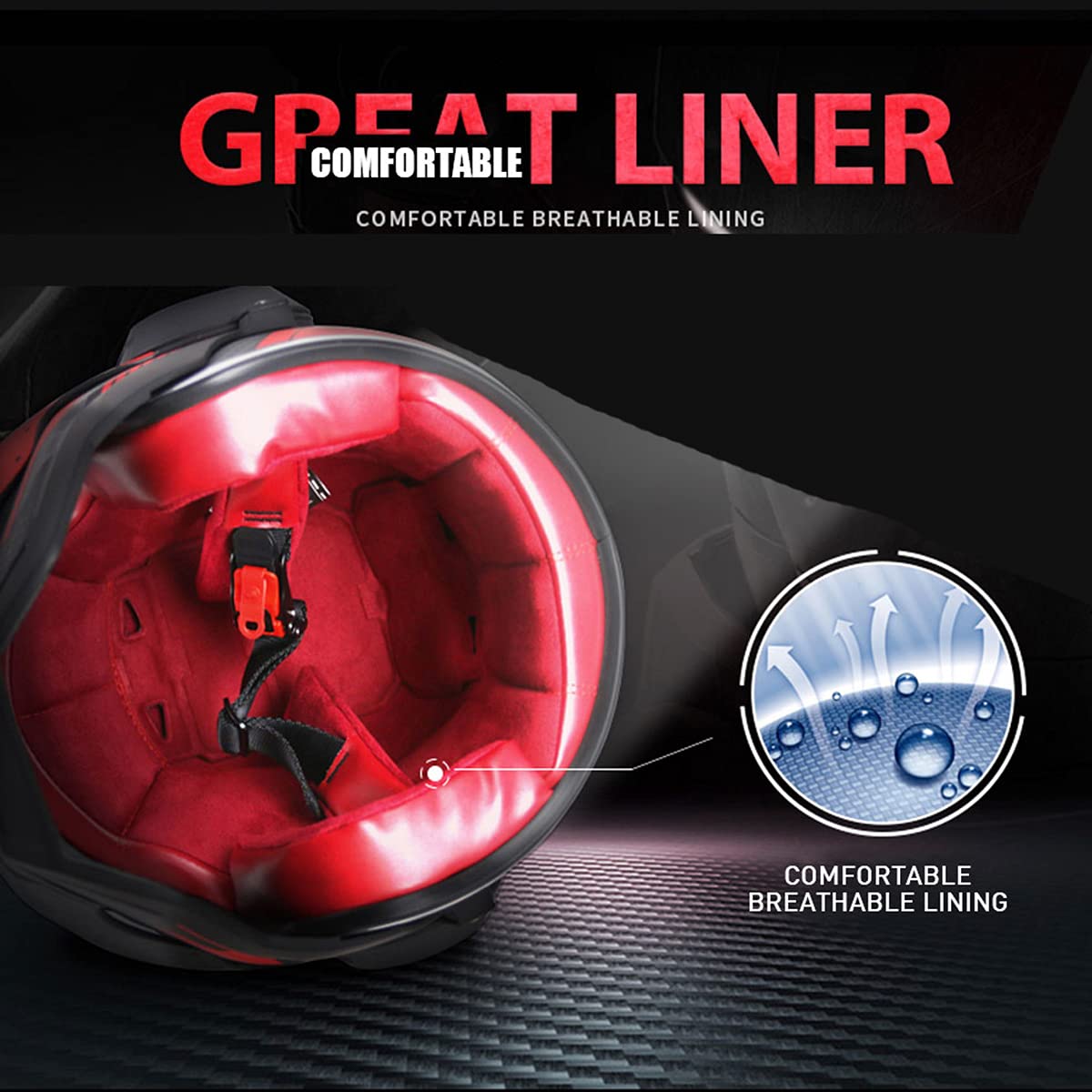 Predator Motorcycle Helmet - DOT Certified Full Face Flip-Up for Riding & Cosplay