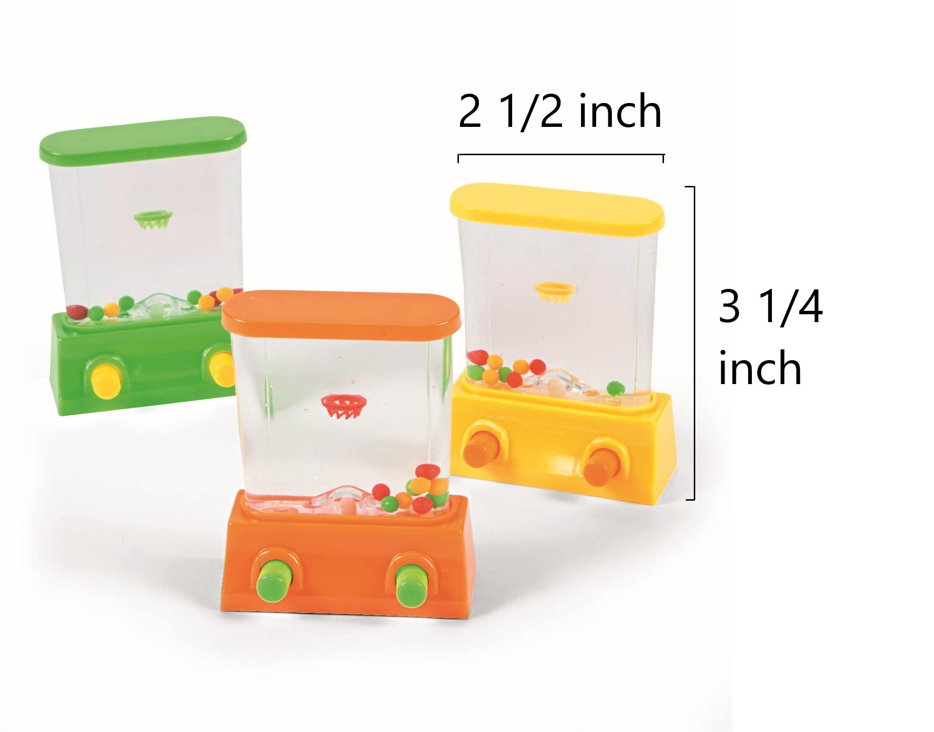 Mini Water Basketball Games Set - 12 Pack Fun Handheld Sports Toys for Kids - Perfect for Parties, Camping, Birthdays & Sleepovers - Indoor & Outdoor Water Play Activities