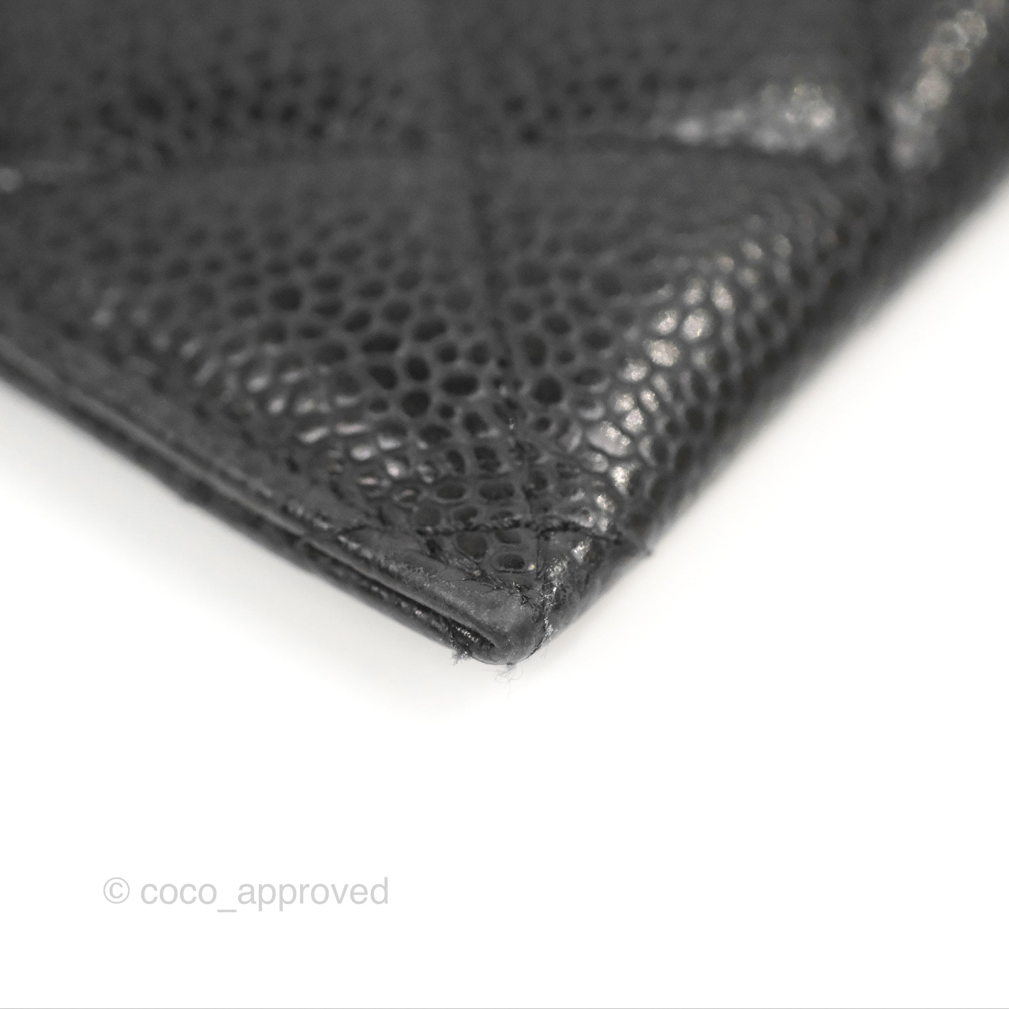 Chanel Classic Flat Card Holder in Black Caviar Leather with Gold Hardware - Perfect for Everyday Use & Luxury Gift Giving