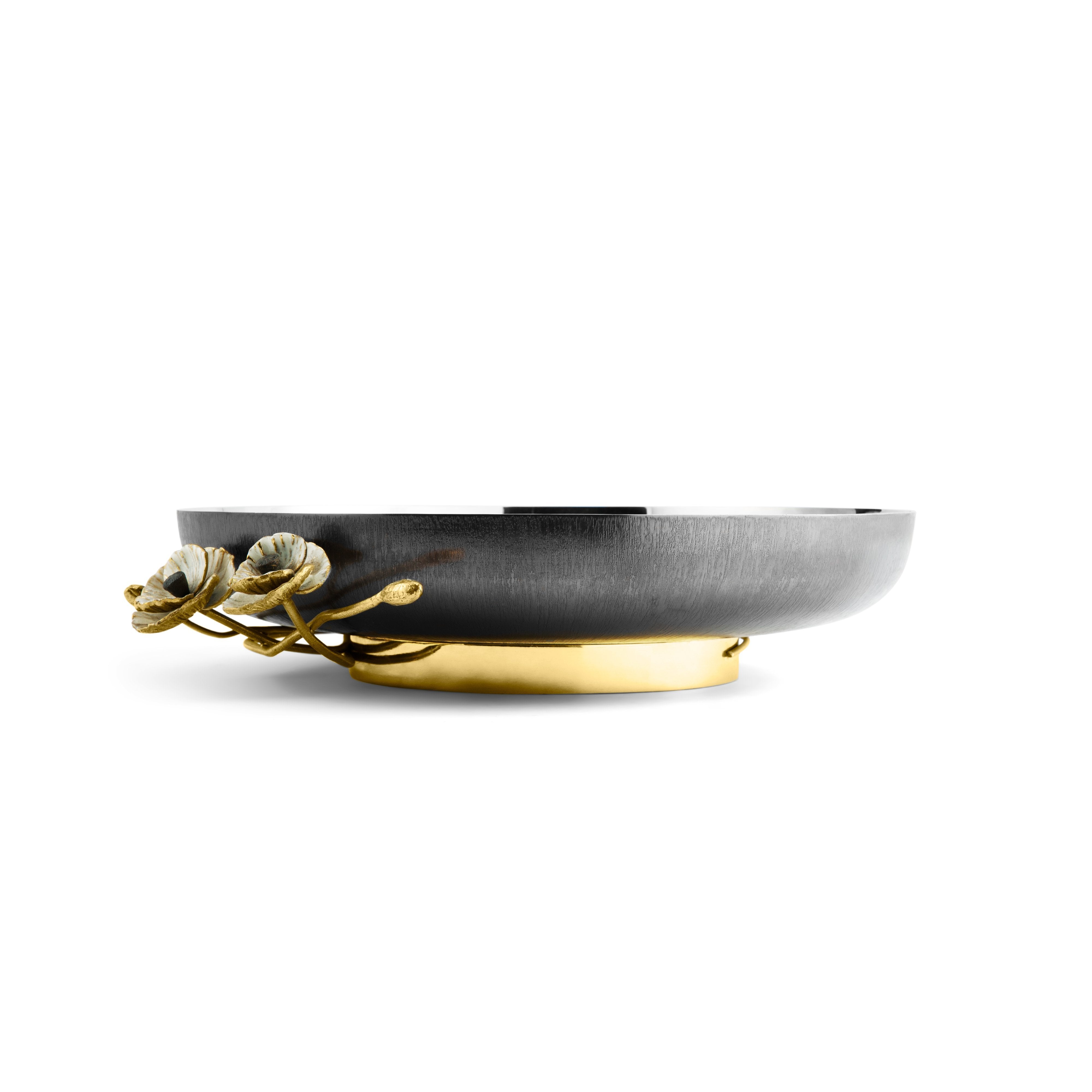 Elegant Anemone Footed Platter - Decorative Serving Tray for Dining, Entertaining & Home Decor | Perfect for Parties, Weddings & Holiday Gatherings