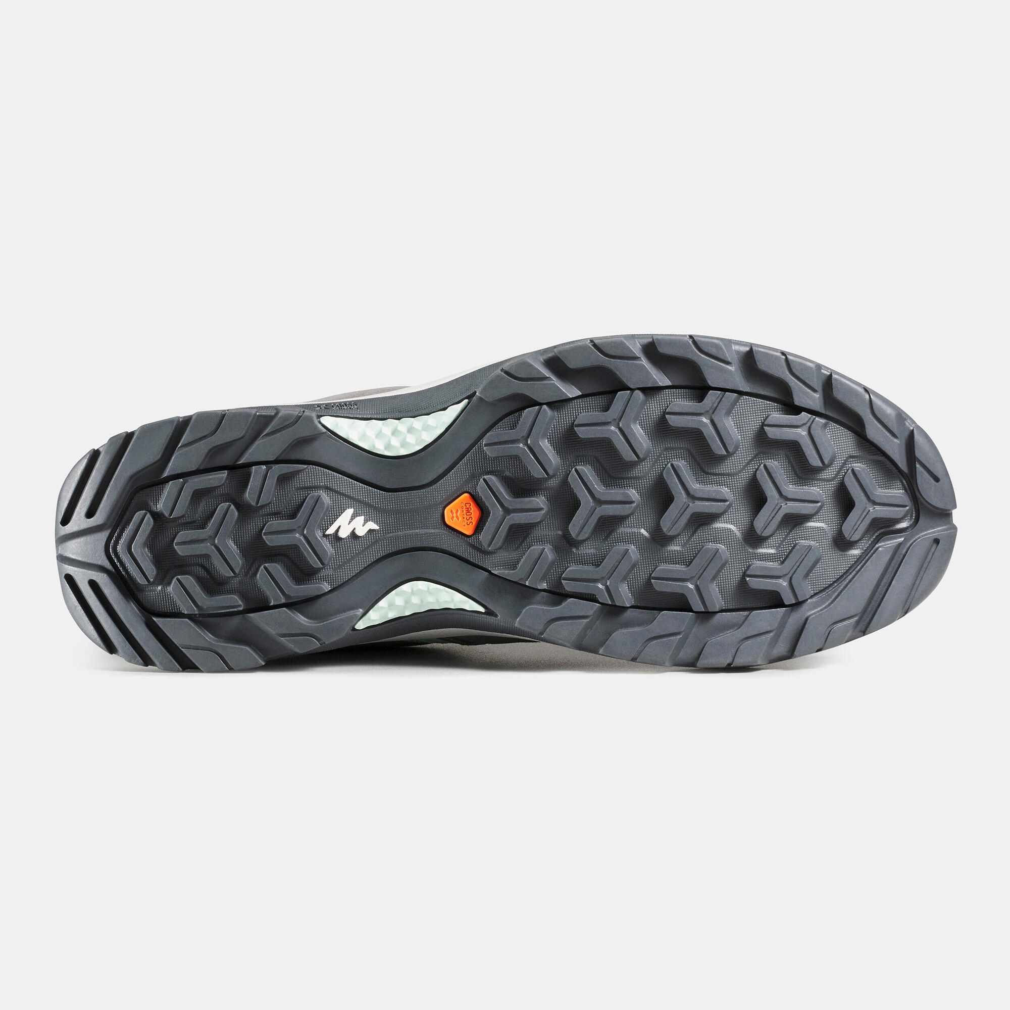 Quechua Women's MH100 Waterproof Hiking Shoes - Lightweight & Comfortable Trail Running Shoes for Outdoor Adventures, Trekking, and Camping