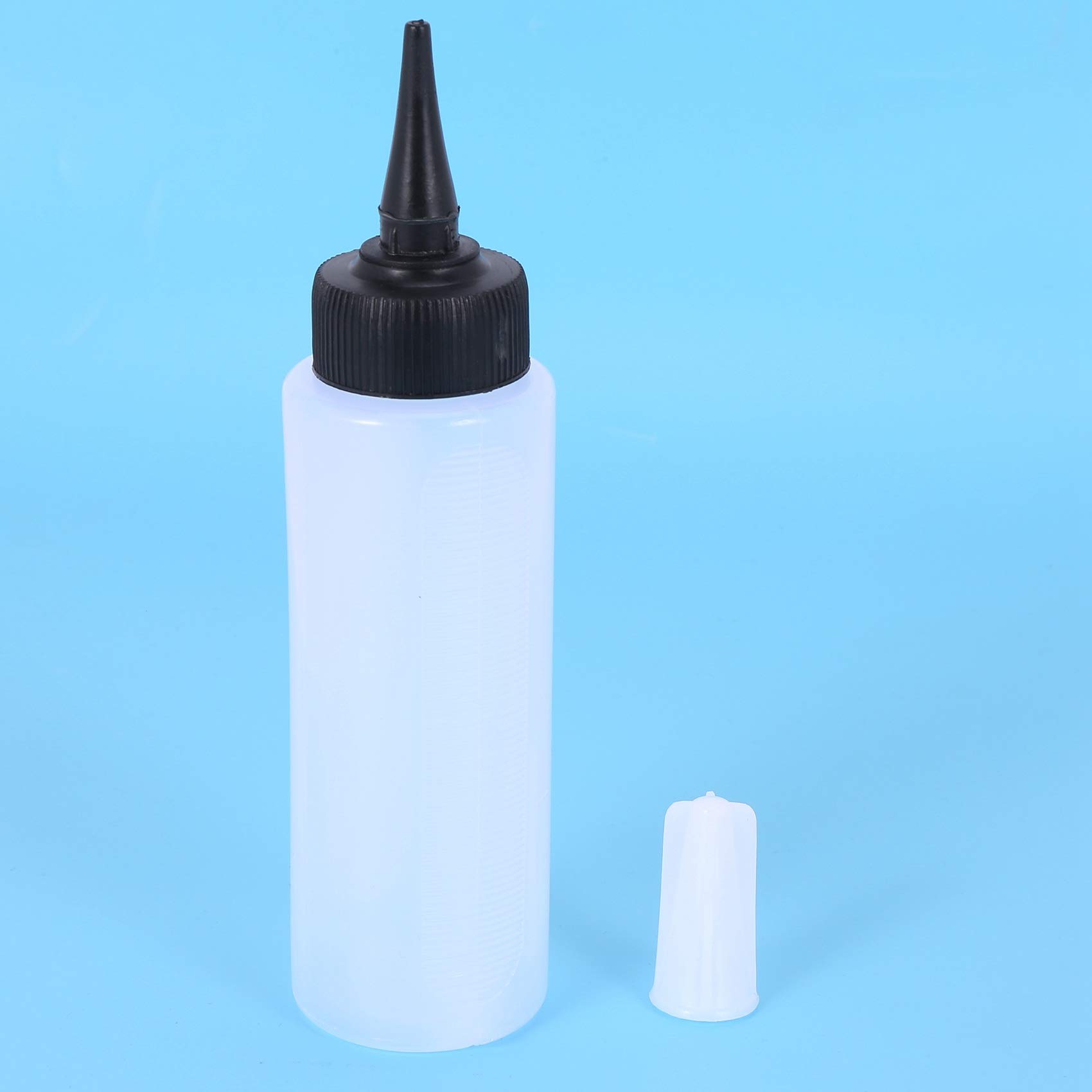 150ml Salon Hair Color Mixing Bottle with Scale - Precise Hair Dye Measuring Applicator for Professional & Home Hairdressing (Great for Highlights, Ombre & Root Touch-Up)