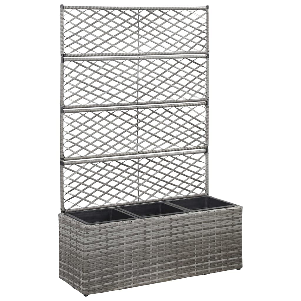 Free Standing Raised Garden Bed with Trellis - 32.7