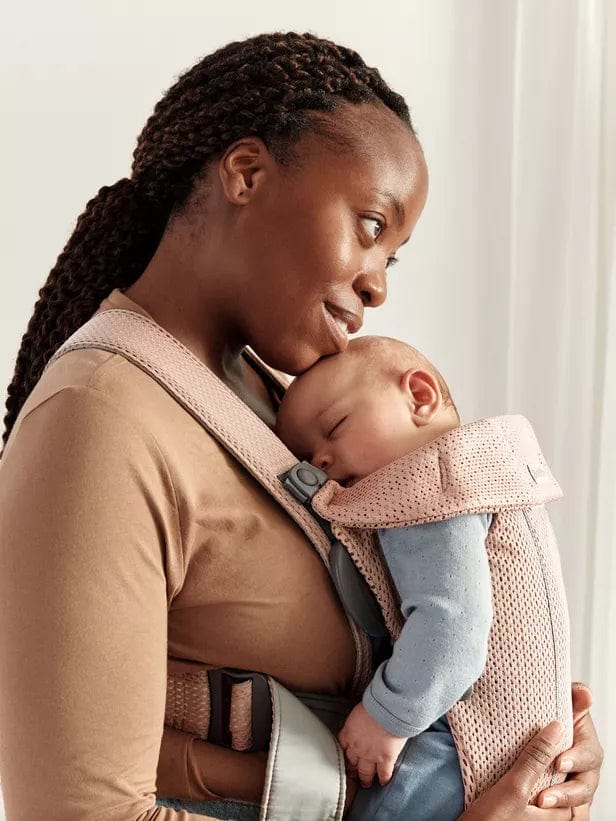 BabyBjorn Baby Carrier Mini 3D Mesh - Lightweight & Breathable Infant Carrier for Newborns to Toddlers - Perfect for Errands, Hiking & Hands-Free Parenting