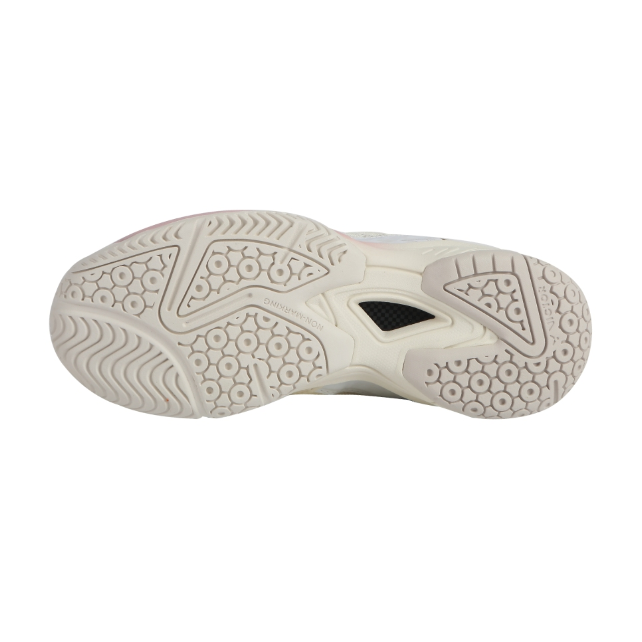 Victor P9200TDF LI Women's Wide Tennis Shoes for Plantar Fasciitis - Gardenia/Chalk Pink - Comfortable Court Sneakers for Women with Wide Feet - Perfect for Tennis, Pickleball & Casual Wear