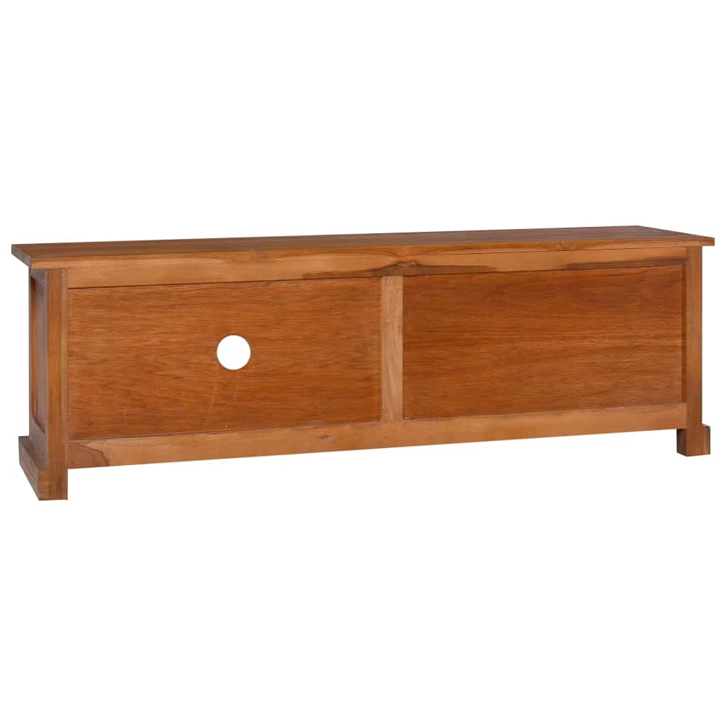 Farmhouse Style TV Stand with 2 Drawers & 2 Open Shelves - 44.1